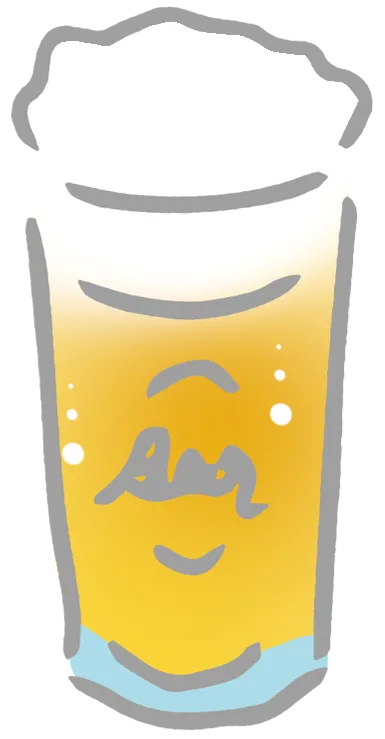 ビールのイラスト素材3【無料PNG】｜Beer