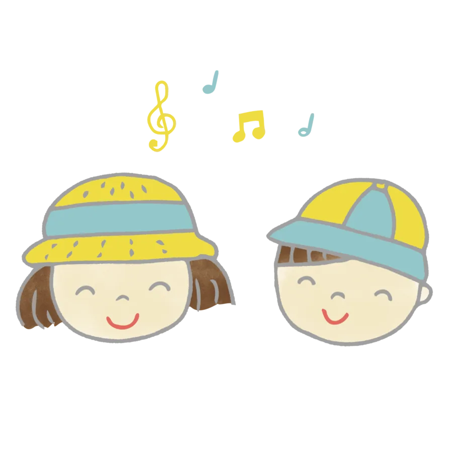 夏のこどものイラスト素材【無料PNG】